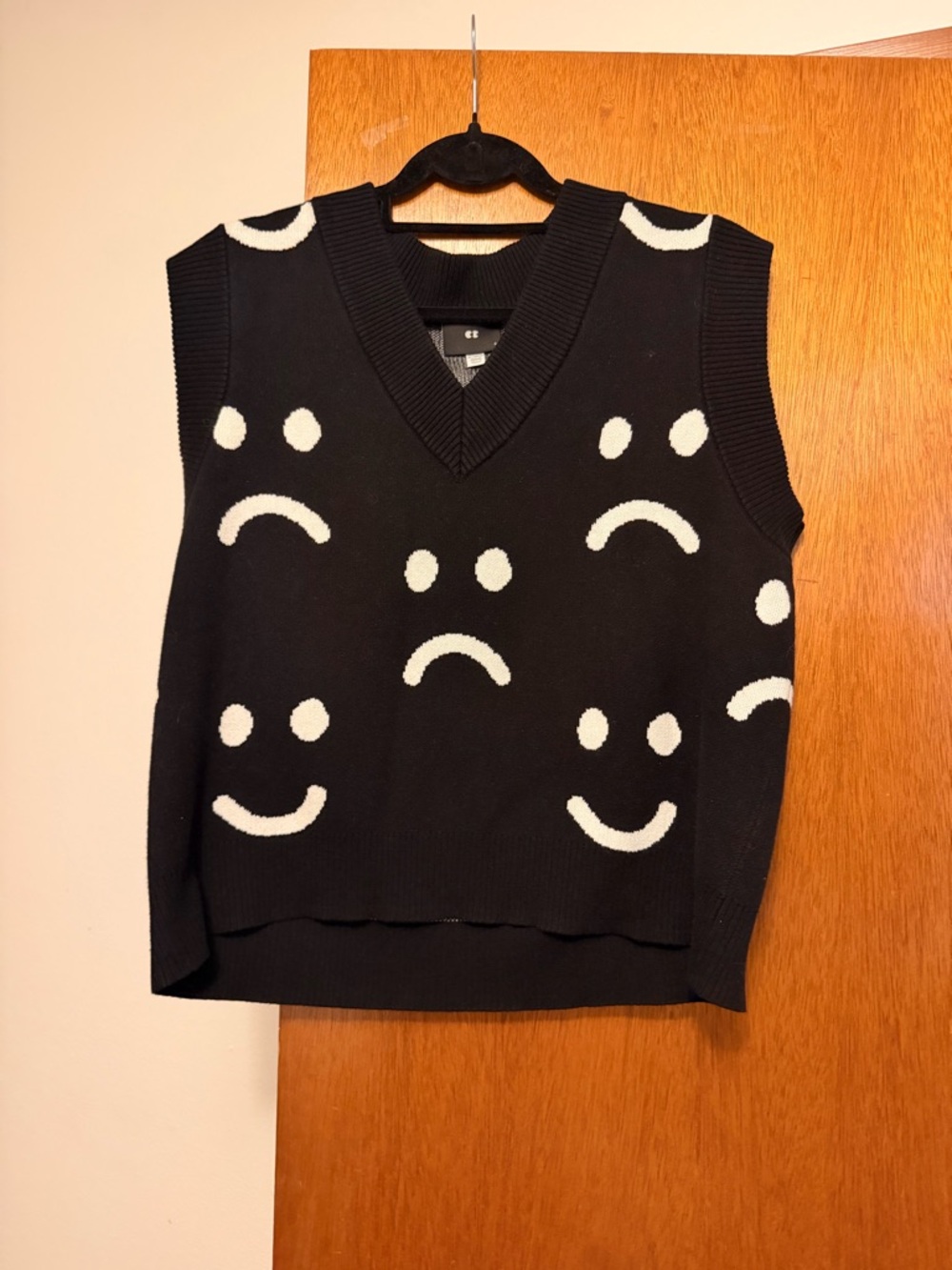 Lazy oaf black sweater vest